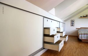 Schreinerei Freymark Freiburg Stauram Dachschr&auml;ge Kniestock Schrank