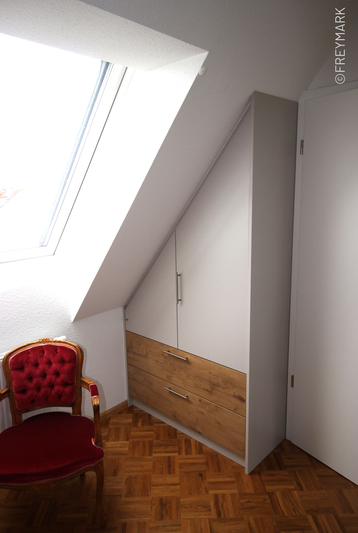 Schreinerei Freymark Freiburg Schrank Dachschr&auml;ge