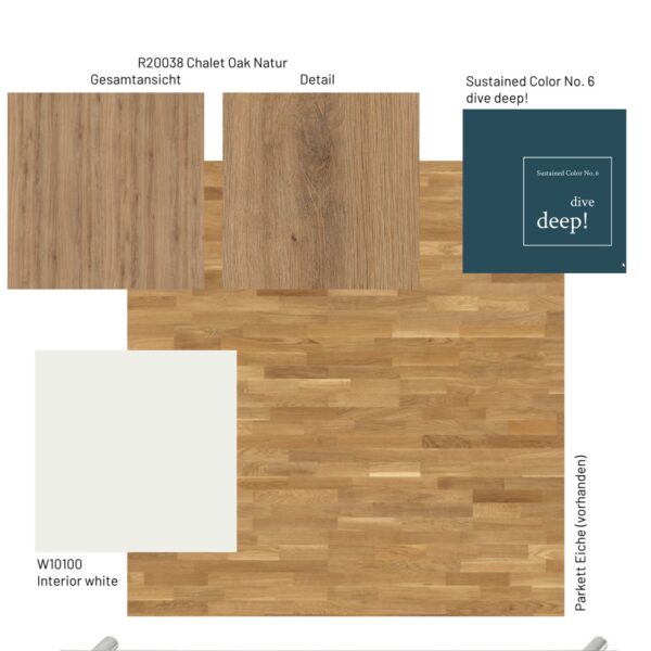 Einrichtung_Dachschr&auml;ge-Material-und-Farbkonzept_Schreinerei-Freymark-Freiburg