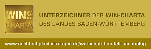 Die Schreinerei Freymark: Unterzeichner der WIN-Charta des Landes Baden-W&uuml;rttemberg