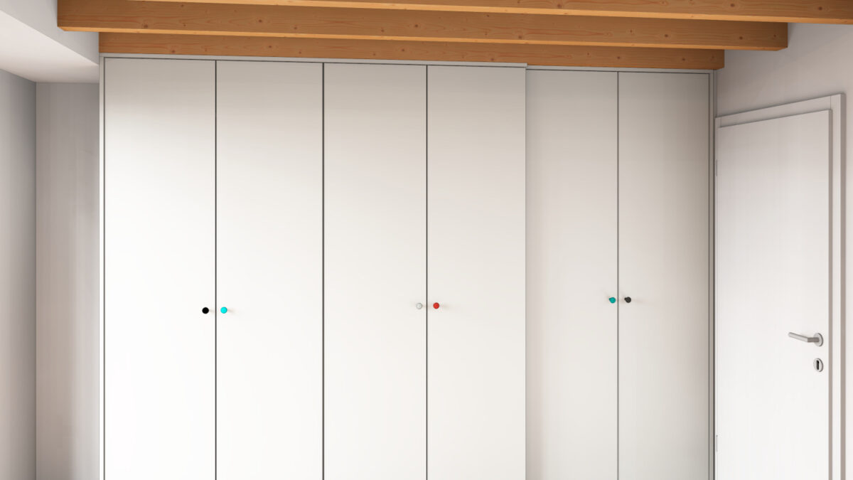 Schlafzimmerschrank vom Schreiner in Freiburg - Zeichnung Entwurf