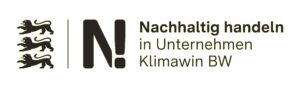 Logo der Klimawin-Initiative des Landes Baden-W&uuml;rttemberg f&uuml;r nachhaltiges Handeln in Unternehmen