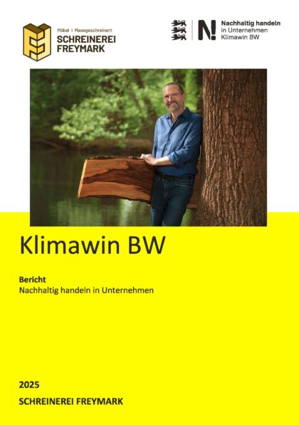 Klimawin-BW-Bericht Schreinerei Freymark 2025